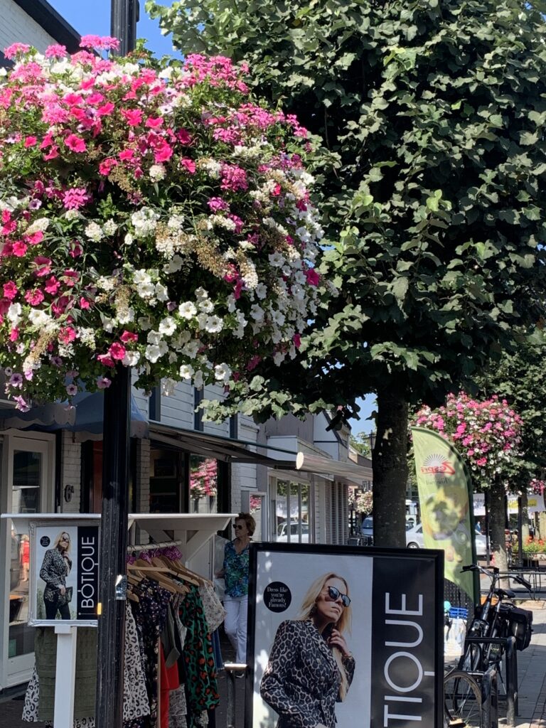 Cityflower levert en verzorgd prachtige hanging baskets en bloembakken voor in uw gemeente, centrum en/of bedrijfsterrein